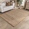 Baxton Studio Osage Modern and Contemporary Natural Handwoven Hemp Blend Area Rug 188-11839-ZORO - alternate 1
